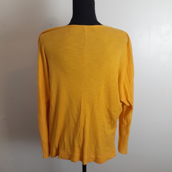 Rachel Zoe Oversized Blouse Long Sleeved  Scoop Neck Long Sleeved Knit - Picture 3 of 6